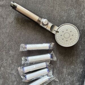 HydroBoost High Pressure 5 mode filtered shower head